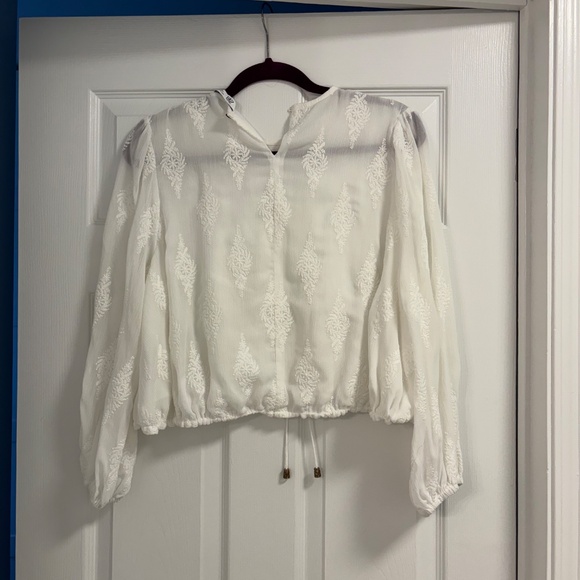 Zara Size Small White Agatha Blouse - Picture 2 of 2